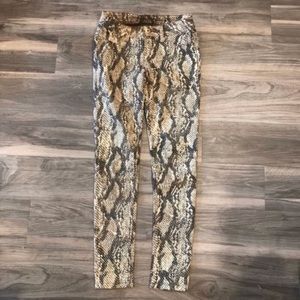 DL1961 Snakeskin Skinny Pants Size 25